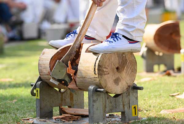 Woodchopping & Sawing Competition - Team/Relay Events